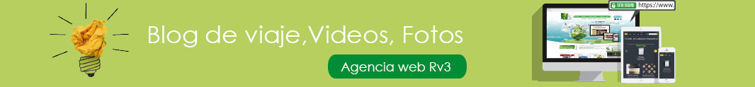 Agencia web RV3: blog de viaje, videos, fotos